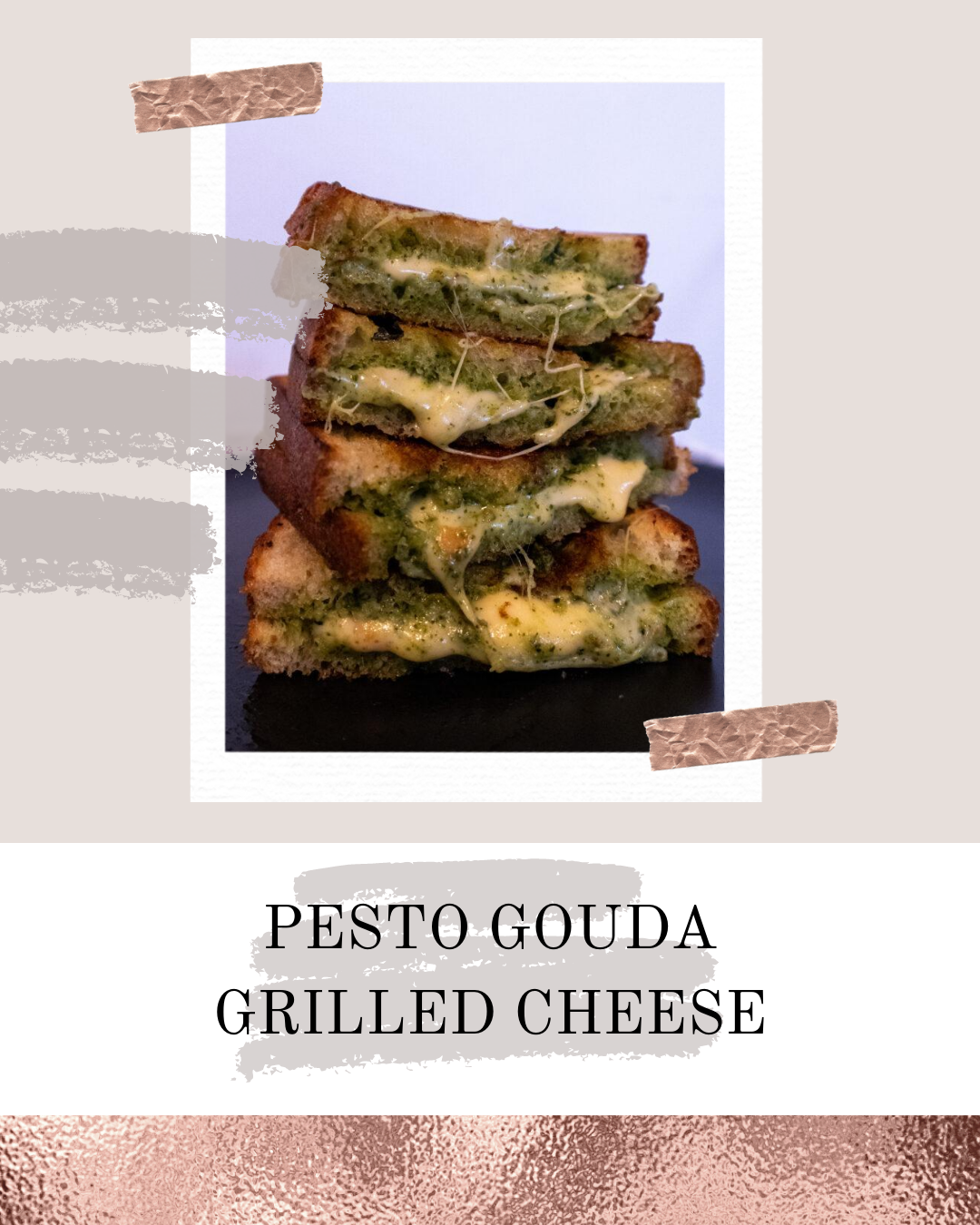 AZARAM | Pesto Gouda Grilled Cheese