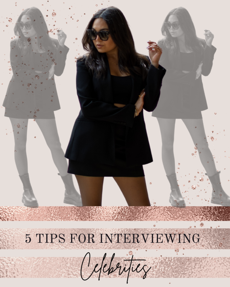 5 Tips for Interviewing Celebrities